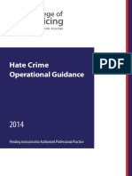 Hate Crime Operational Guidance UK Police - 2014