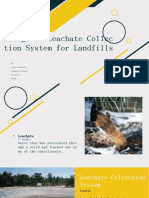 Design of Leachate Collection System For Landfills