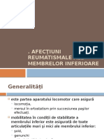 Afecțiuni reumatismale ale membrelor inferioare (1)