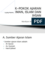 Pokok-Pokok Ajaran Islam