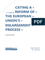 Advocating A True Reform of The European Unions Enlargement Process