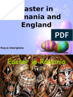 Easter in Romania and England: Roşca Georgiana