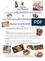 Concurso de Dulces Con Decoración Navideña. Bases PDF