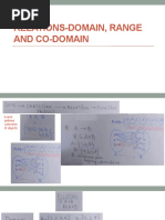 Relations-Domain, Range and Co-Domain