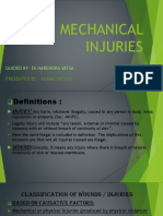 Mechanical Injuries