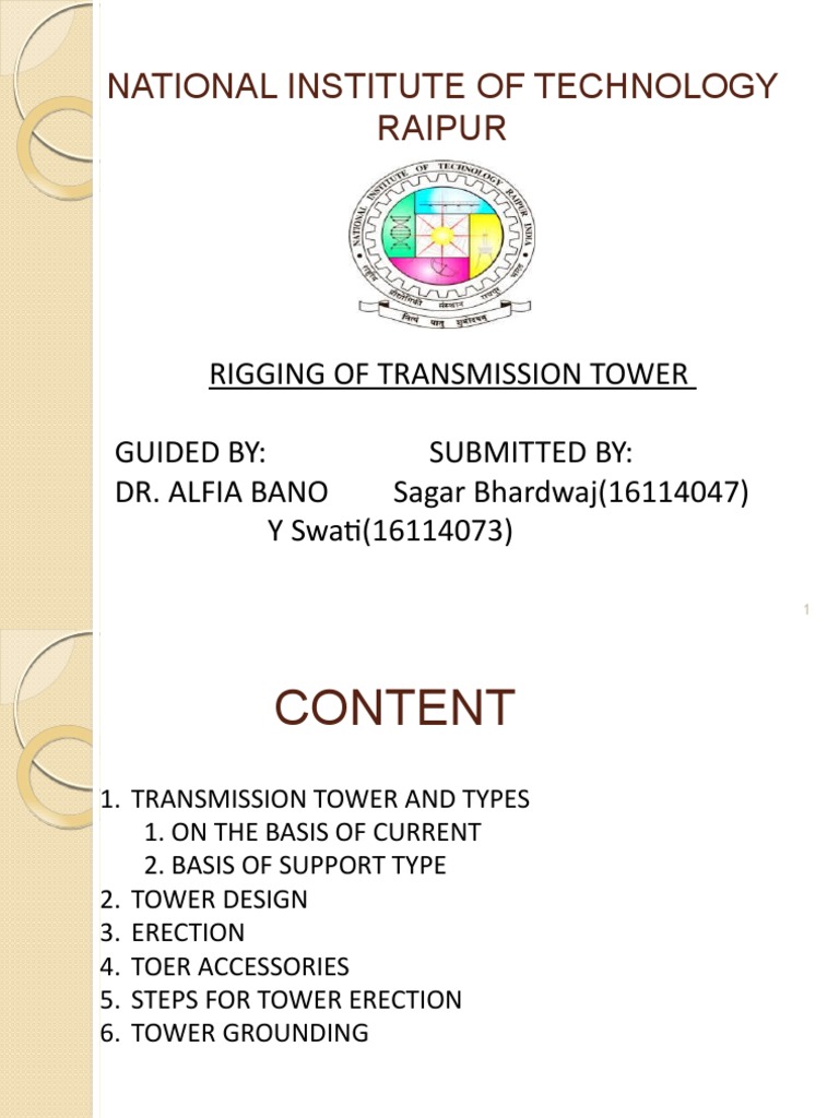 Rigging Techniques for Transmission Towers | PDF | Physical Quantities ...
