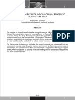 Coastal Resources Risk Index (Corri) in Related To Agriculture Area