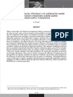 Relative Stochastic Efficiency of Alternative Water Conservation Strategies Under Limited Water Supply Conditions