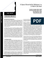 Rare Case of Bronchiolitis Obliterans in a 21-Month-Old