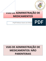 Vias de administração de medicamentos