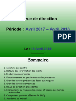 Revue de Direction