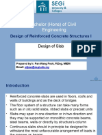 Bachelor (Hons) of Civil Engineering: Design of Reinforced Concrete Structures I