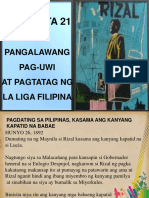 Ang Pangalawang Pagbabalik Ni Rizal Rownel Cerezo Gagani