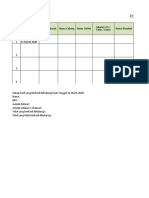 Form Pengisian Frontliner & Sales