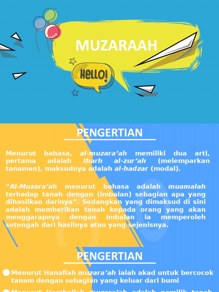 Rukun dan Syarat Muzara'ah dalam Pertanian | PDF | Sains & Matematika