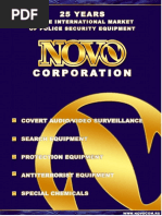 Novo Corporation Has Been Successfully Expanding in The Russian Security Market Since Today Novo Is A Widely Recognized Supplier of Security Equipment Amp Services To Government Customer