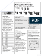 Return Line Filter RF: Up To 15000 L/min, Up To 25 Bar