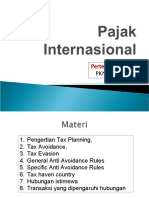 Tax Planing & Avoidance