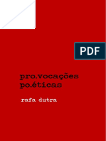 Provocações Poéticas - Rafa Dutra