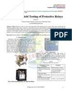 Review On Field Testing of Protective Relays