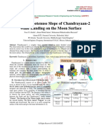 Study of Hypotenuse Slope of Chandrayaan-2 While Landing on the Moon Surface