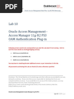 Lab 10 Oracle Access Management - Access Manager 11g R2 PS3 OAM Authentication Plug-In