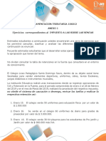 Anexo 1 - Paso 4 - Desarrollar Ejercicio Práctico en Liquidación de Impuestos PDF