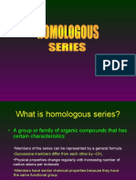 Homologous Series