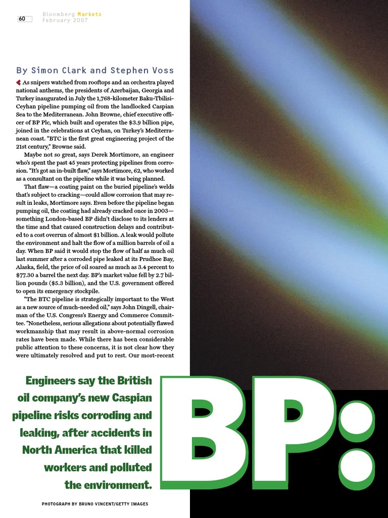 By Simon Clark and Stephen Voss | PDF | Bp | Business