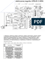Ursus C385A - Schemat Instalacji Elektrycznej PDF