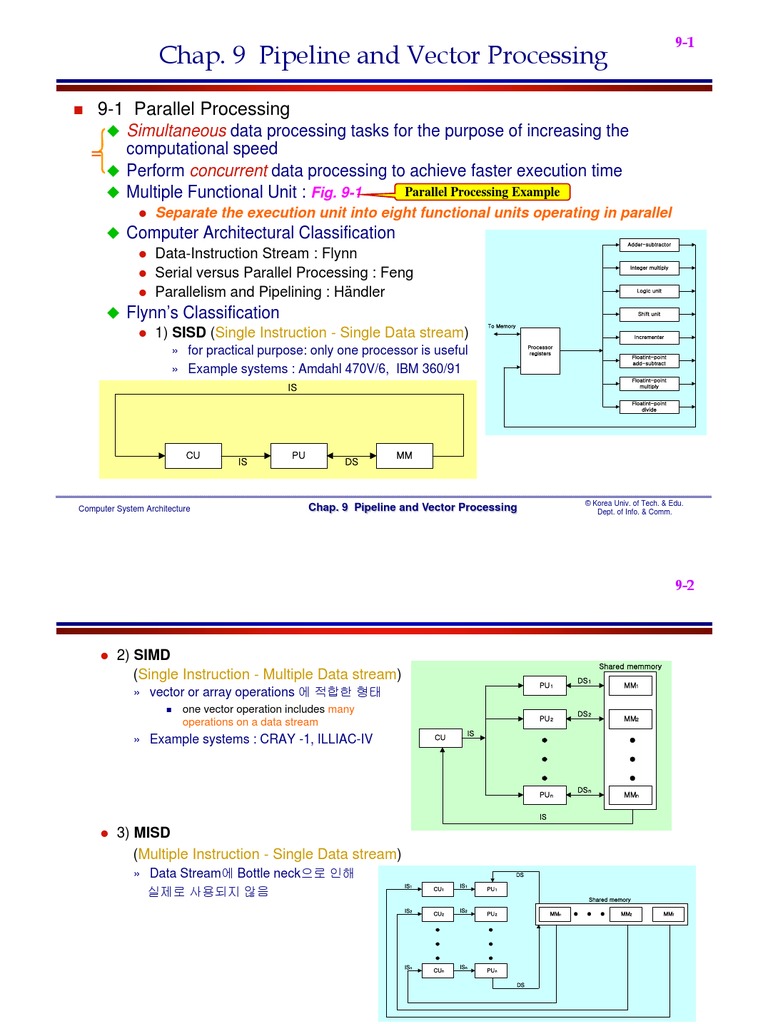 Chap. 9 Pipeline and Vector Processing | PDF