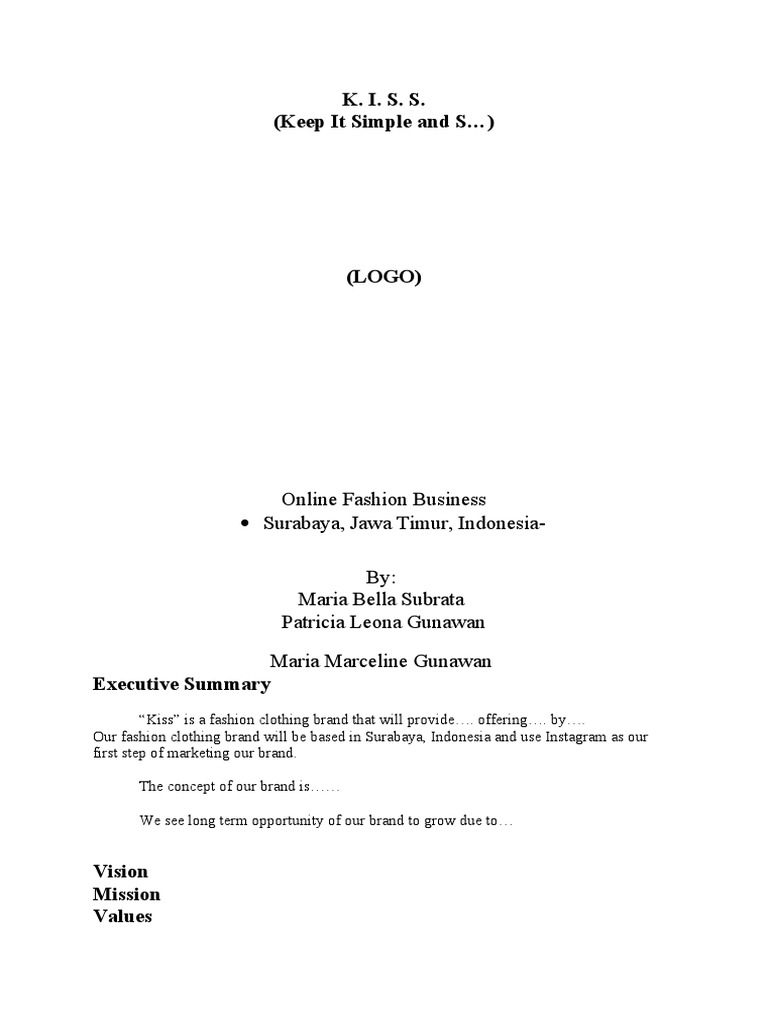 K. I. S. S. (Keep It Simple and S ) PDF
