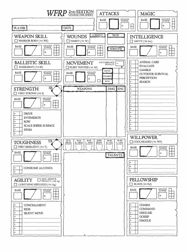 Character Sheet