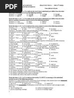 Practice Test 4 G12 HSGS