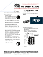Cu-25 Strap Cutter: Part No. 005740