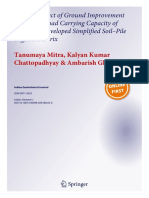 #7 Study On Effect of Ground Improvement On Lateral Load Carrying Capacity of Pile Using Developed Simplified Soil-Pile Stiffness Matrix PDF