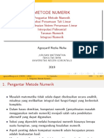Bahan Ajar Metode Numerik Statistika 1 PDF