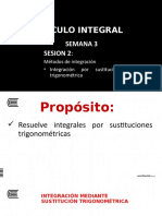 Semana 03 - S2 - Integracion Por Sustitución Trigonometrico