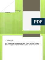 Causes of Errors - Interlingual - Intralingual - Communication-Strategy - Induced