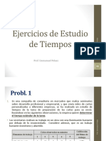 9-Ejercicios de Estudio de Tiempos PDF