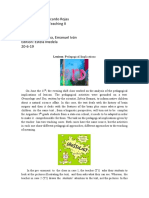 I.S.F.D. N°21 DR Ricardo Rojas Language Ant Its Teaching II Class Notes N°4 3 2 Rea, Andrea Cueva, Emanuel Iván Edition: Estela Medela 20-6-19