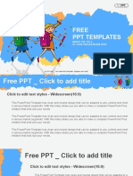 School Children Students Little Boy and Girl Kids PowerPoint Templates Widescreen