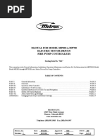 Manual For Model Mp300 To Mp700 Electric Motor Driven Fire Pump Controllers