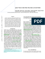 Face-to-BMI Using Computer Vision to Infer Body Mass Index on Social Media