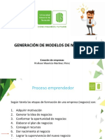 Generacion de Ideas de Negocio-Canvas O1 2019 II E