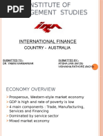 International Finance: Country - Australia