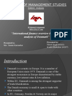 Institute of Management Studies: "International Finance Overview & Strategic Analysis of Denmark"