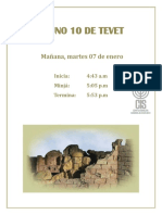 Ayuno 10 de Tevet 2019