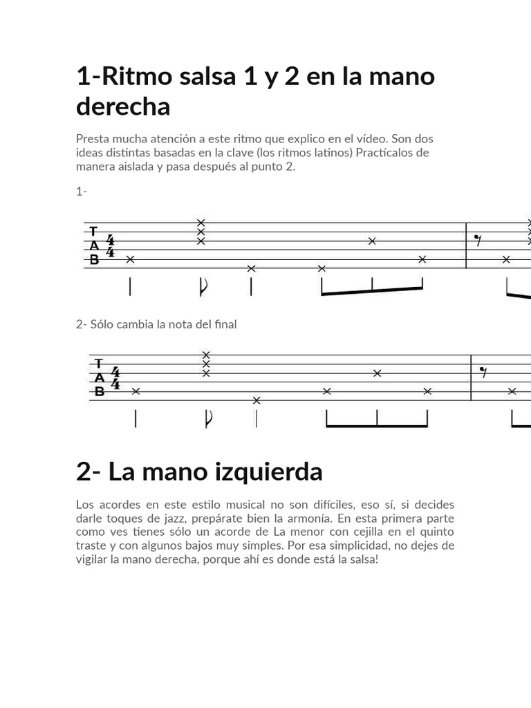 Ritmos de Salsa | PDF