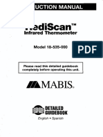 Manual RediScan Infrared Thermometer Model 18 535 000